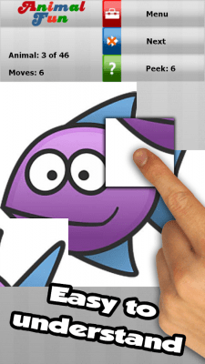 Screenshot of the application Animal fun - a puzzle for kids - #11
