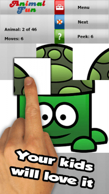 Screenshot of the application Animal fun - a puzzle for kids - #12