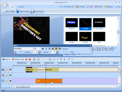 Screenshot of the application VideoSpirit Pro - #3