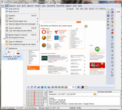 Screenshot of the application Screenshot Captor Portable - #2