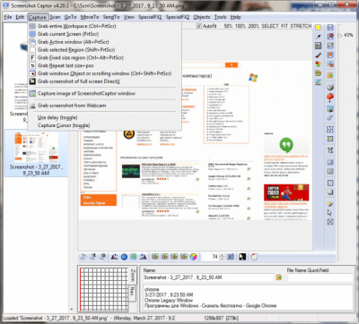 Screenshot of the application Screenshot Captor Portable - #7