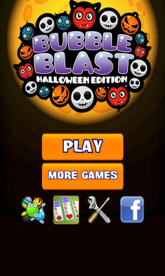 Screenshot of the application Bubble Blast Halloween - #1