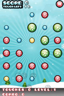 Screenshot of the application Bubble Blast Holiday - #3