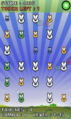 Screenshot of the application Bubble Blast Easter - #3