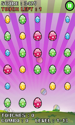 Screenshot of the application Bubble Blast Easter - #5