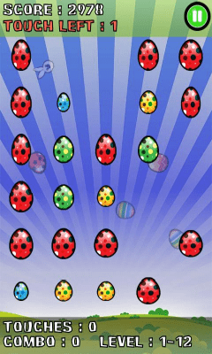 Screenshot of the application Bubble Blast Easter - #6