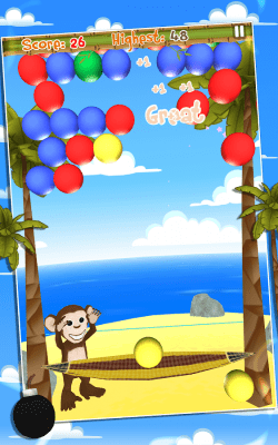 Screenshot of the application Bubble Shoot - #1