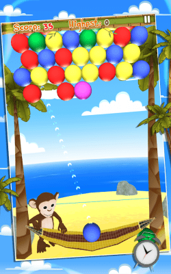 Screenshot of the application Bubble Shoot - #4