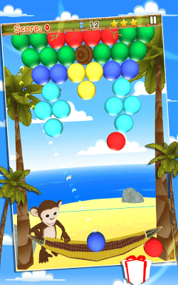 Screenshot of the application Bubble Shoot - #7