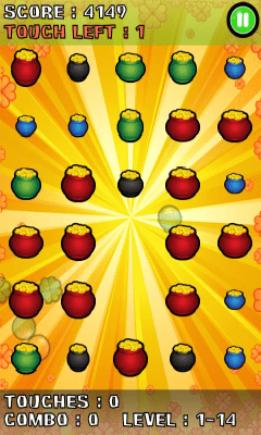 Screenshot of the application Bubble Blast St Patrick's Day - #3