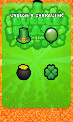 Screenshot of the application Bubble Blast St Patrick's Day - #8