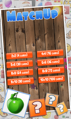 Screenshot of the application MatchUp - #13