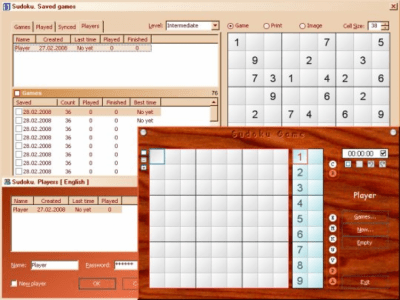 Screenshot of the application Sudoku Game - #1