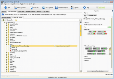 Screenshot of the application Taggtool Portable - #2