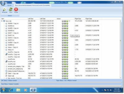 Screenshot of the application File Sync Backup - #2