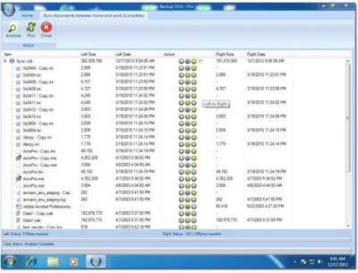 Screenshot of the application File Sync Backup - #3