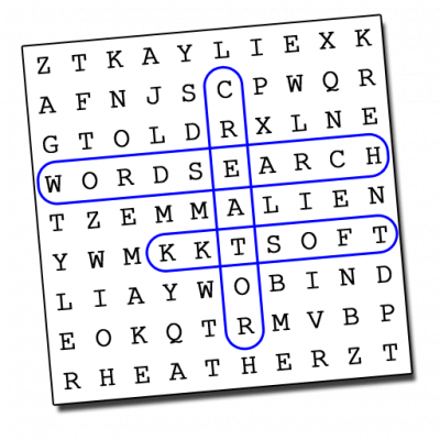 Screenshot of the application Word Search Creator X - #1