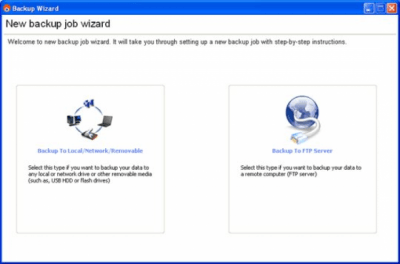 Screenshot of the application Live Backup Now - #3