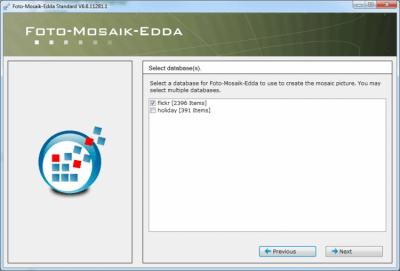 Screenshot of the application Foto-Mosaik-Edda - #4