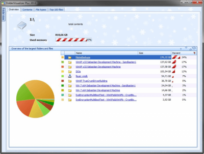 Screenshot of the application Abelssoft FolderVisualizer - #3