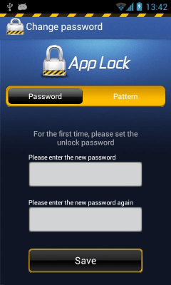 Screenshot of the application AppLock - #4