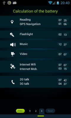 Screenshot of the application Batteryboom - #4