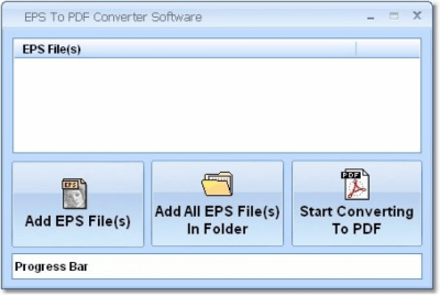 Screenshot of the application EPS To PDF Converter - #1