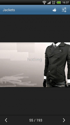 Screenshot of the application Clothing - #4