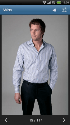 Screenshot of the application Clothing - #6