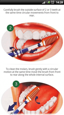 Screenshot of the application How to brush your teeth - #2