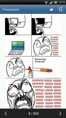 Screenshot of the application Troll Faces - #5