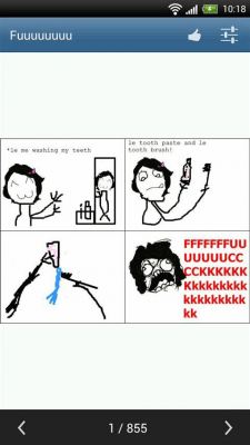 Screenshot of the application Troll Faces - #6