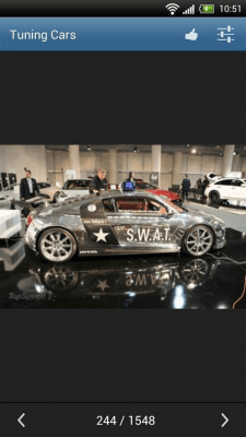 Screenshot of the application Car tuning - #4