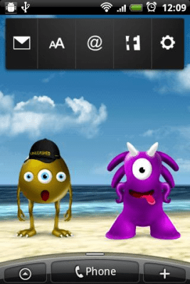 Screenshot of the application Monster Widgets - #5