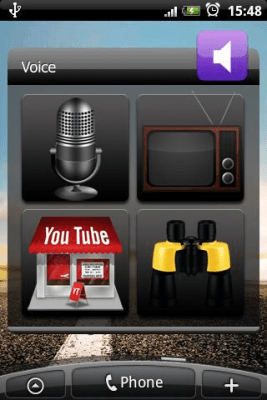Screenshot of the application Voice Widget - #2