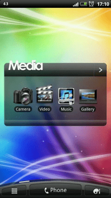 Screenshot of the application Sense 3 Media - #1