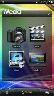 Screenshot of the application Sense 3 Media - #5