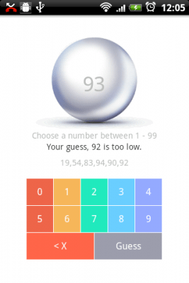 Screenshot of the application Brain Game - #1