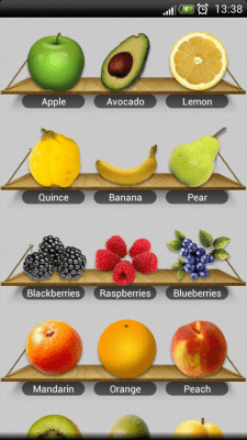 Screenshot of the application Nutritional value - #5