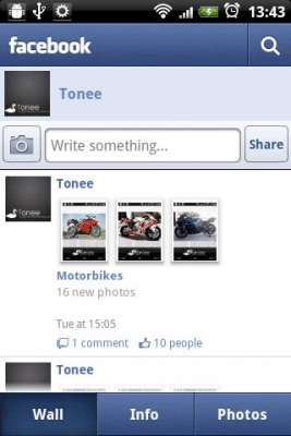 Screenshot of the application Bottle Widgets - #4