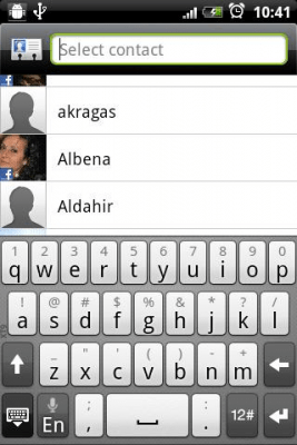 Screenshot of the application Fast Call Widget - #3