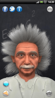 Screenshot of the application 3D Talking Albert - #4