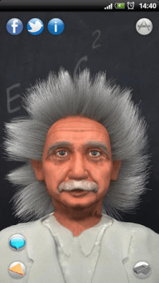 Screenshot of the application 3D Talking Albert - #5