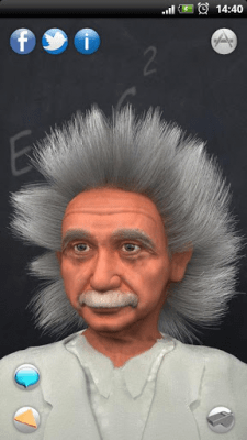 Screenshot of the application 3D Talking Albert - #6