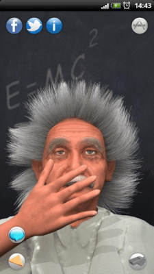 Screenshot of the application 3D Talking Albert - #7