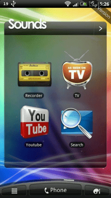 Screenshot of the application Sense 3 Sounds - #4