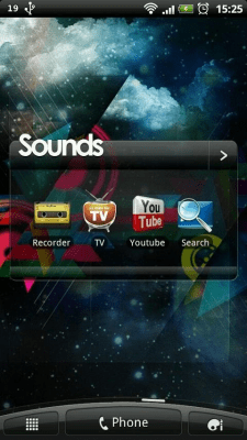 Screenshot of the application Sense 3 Sounds - #7