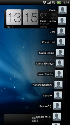 Screenshot of the application Contacts Mac Menu - #5