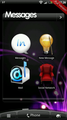 Screenshot of the application Sense 3 Messages - #5