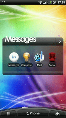 Screenshot of the application Sense 3 Messages - #6